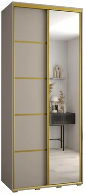 Skriňa s posuvnými dverami so zrkadlom Dakota 5 110 cm 60 cm hĺbky