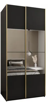 Skriňa s posuvnými dverami so zrkadlom Lux 4 100