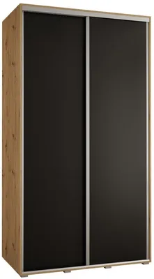 Šatní skříň s posuvnými dveřmi Davos 1 130, hloubka 60 cm