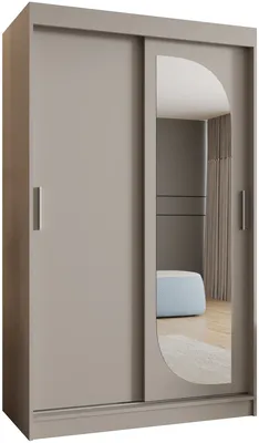 Skriňa s posuvnými dverami so zrkadlom Lucy 120 cm