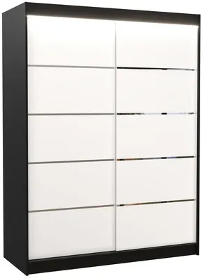 Skriňa s posuvnými dverami s LED osvetlením Luft 150