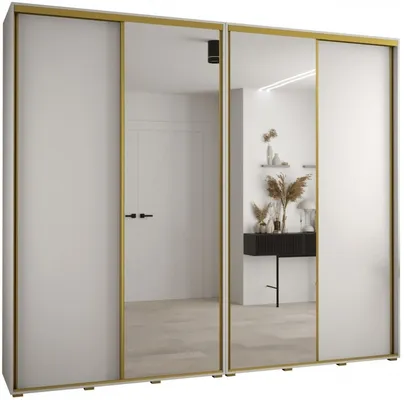 Posuvná skriňa so zrkadlom vysoká Davos 3 280 hĺbka 45 cm