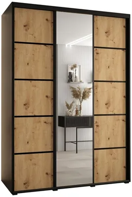 Skriňa s posuvnými dverami so zrkadlom Cannes 5 170 60 cm hĺbky