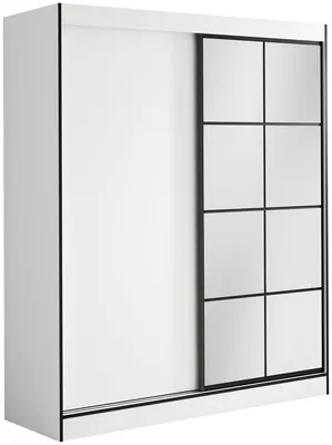 Skriňa s posuvnými dverami so zrkadlom Osgar 180 cm