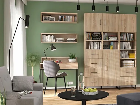 Domácí knihovnička v obývacím pokoji – jak vybrat regál ke stylu interiéru?