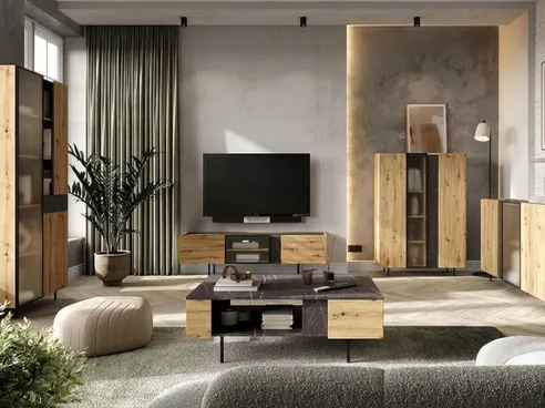 Jak vybrat vitrínu do moderního obývacího pokoje - styl a efektivita