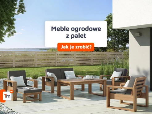 Jak zrobić meble ogrodowe z palet? Pomysł na sofę i stolik!