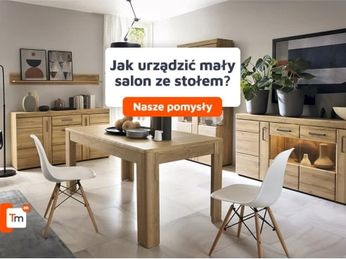 Jak urządzić mały salon ze stołem?