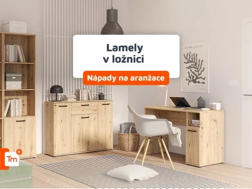 Lamely w ložnici - nápady na aranžmá ložnice s lamelami na stěně