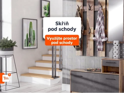 Nápady na skříň pod schody – využijte prostor pod schody