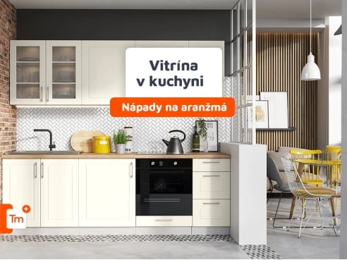 Vitrína v kuchyni – nápady na aranžmá