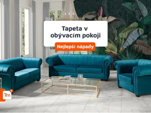 Tapeta na jedné stěně – nejlepší nápady a inspirace k zkrášlení obývacího pokoje