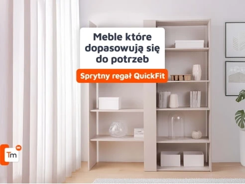Rozsuwany regał, który dopasowuje się do Ciebie