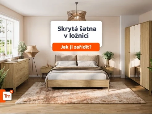 Skrytá šatna v ložnici – jak ji zařídit?
