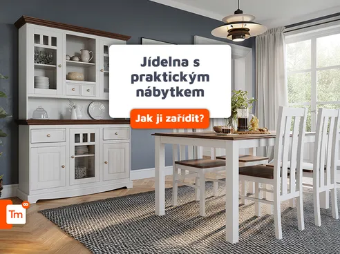 Jak zařídit jídelnu s místem pro skladování? Komody, vitríny, příborníky