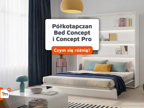 Czym różnią się od siebie półkotapczany Bed Concept i Concept Pro?