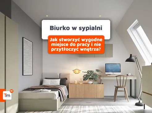Biurko w sypialni - jakie wybrać, żeby nie przytłoczyć wnętrza?