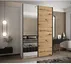 Šatní skříň s posuvnými dveřmi se zrcadlem Lux 3 160