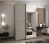 Šatní skříň s posuvnými dveřmi se zrcadlem Lux 3 160