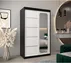 Šatní skříň s posuvnými dveřmi se zrcadlem Promo V2 120 cm