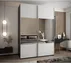 Skriňa s posuvnými dverami so zrkadlom Lux 4 190