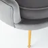 Čalouněné křeslo Amorinito, šedé