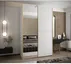 Šatní skříň s posuvnými dveřmi se zrcadlem Lux 3 150