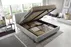Dwuosobowe łóżko 180 Plissa z pojemnikiem na pościel