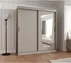 Skriňa s posuvnými dverami so zrkadlom Moka 180 cm