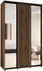 Šatní skříň s posuvnými dveřmi a zrcadlem Sapporo 2 160, hloubka 60 cm
