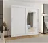 Šatní skříň s posuvnými dveřmi se zrcadlem Rossa 200 cm