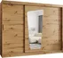 Šatní skříň s posuvnými dveřmi se zrcadlem Moka 250 cm