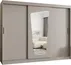 Šatní skříň s posuvnými dveřmi se zrcadlem Moka 250 cm