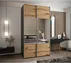Posuvná skříň se zrcadlem Lux 4 130