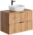 Koupelnový nábytkový set Adel Oak 80 s umyvadlem