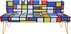 Lavice s opěradlem De Stijl