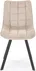 K549 krzesło czarny / beżowy