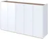 Komoda Easy pětidveřová s LED osvětlením v sadě
