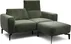 Sofa 2-osobowa z pufą Cosy