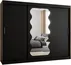 Šatní skříň s posuvnými dveřmi se zrcadlem Spoti 250 cm