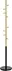 Wieszak W68 Czarny / Złoty