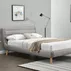 Čalouněná postel Elanda 160 světle šedá