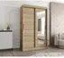 Šatní skříň s posuvnými dveřmi se zrcadlem Moka 120 cm