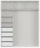 Šatní skříň Flex 180 cm
