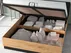 Postel se zvedacím roštem a čalouněným čelem 160x200 Urso