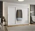 Šatní skříň s posuvnými dveřmi se zrcadlem Rossa 250 cm
