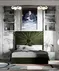 Extravagantní čalouněná postel do ložnice 180 Object no1