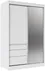 Skriňa s posuvnými dverami so zrkadlom Haidar 140 cm