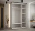 Szafa przesuwna z lustrem Cannes 5 150 60 cm głębokości