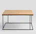 Konferenční stolek na kovových rámech 100x60 Walt Solid Wood